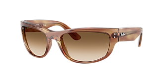 Ray-Ban Mega Wayfarer II XL (55 - 21) with Blue lenses and