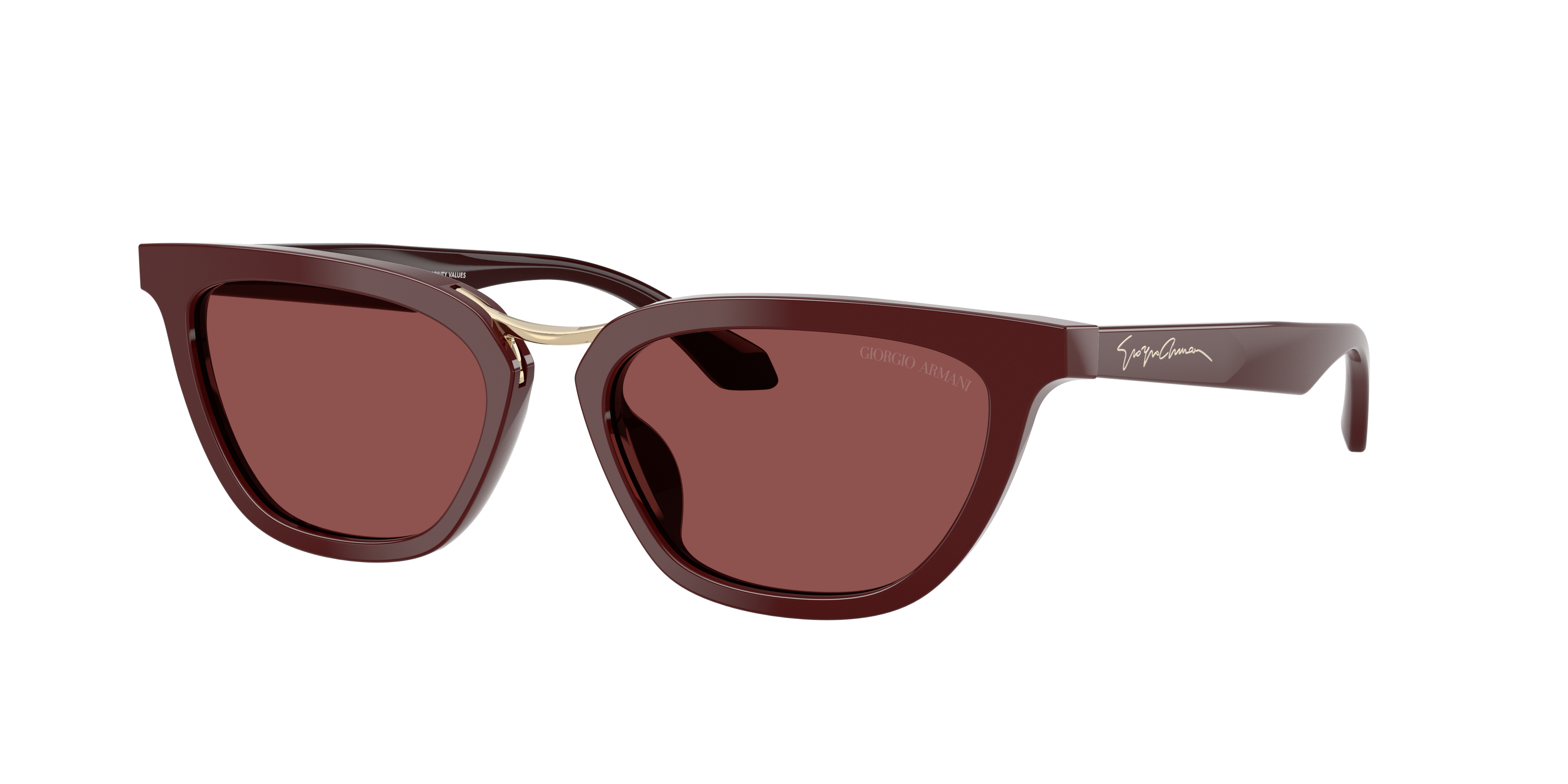 Giorgio Armani Woman Sunglass AR8253U -  Frame color: Burgundy, Lens color: Dark Violet