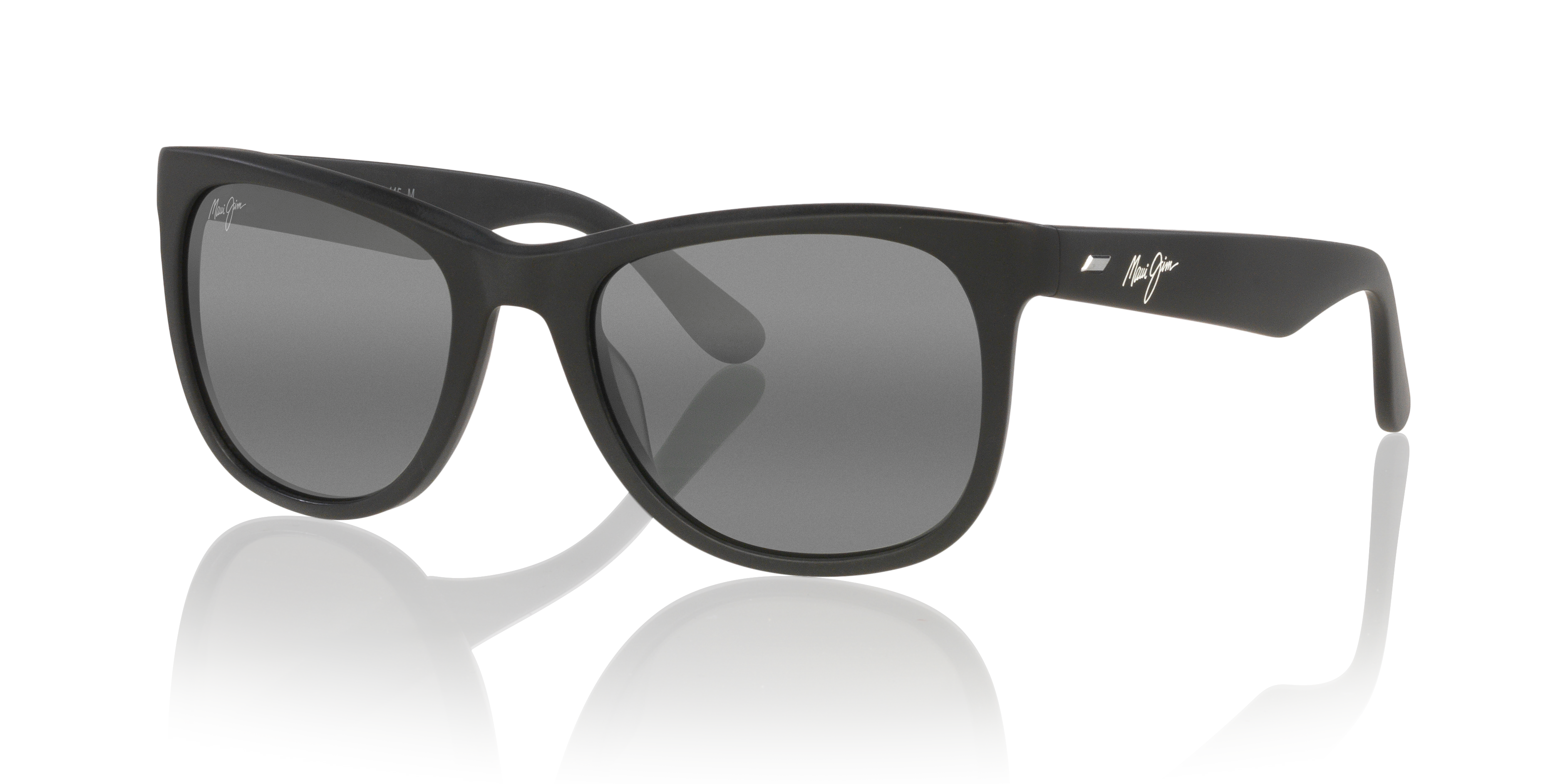 サングラス Maui Jim Maui Jim - LAULIMA - grey laulima matte black MAUI JIM GREY LAULIMA MATTE BLACK