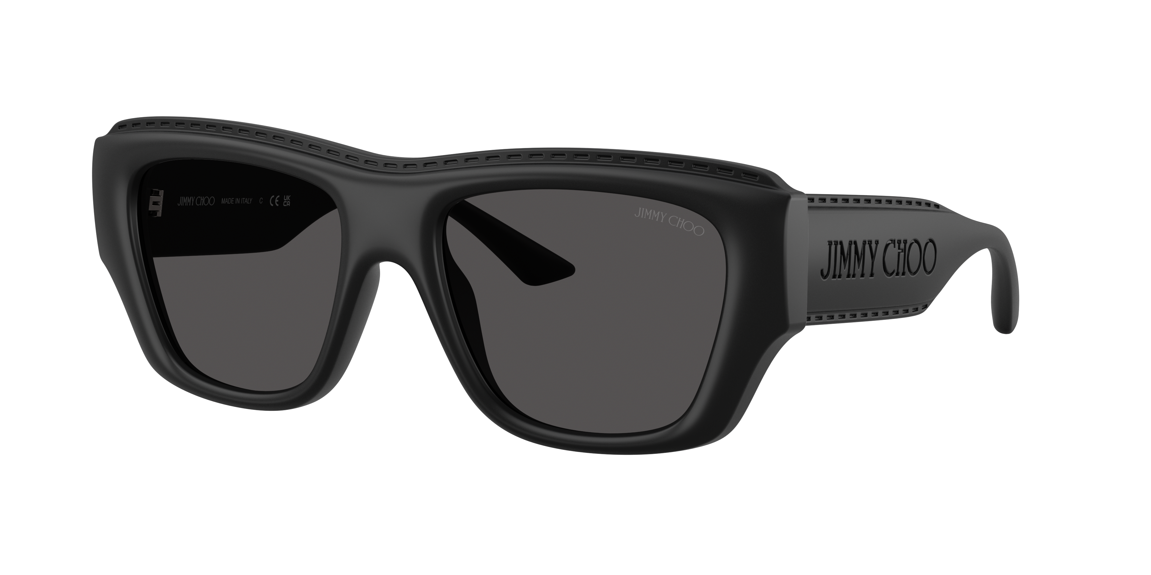 Jimmy Choo Woman Sunglass JC6003U -  Frame color: Matte Black, Lens color: Dark Grey