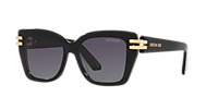 DIOR Cdior S1I Cd40149I Black Shiny - Women Luxury Sunglasses, Grey Lens