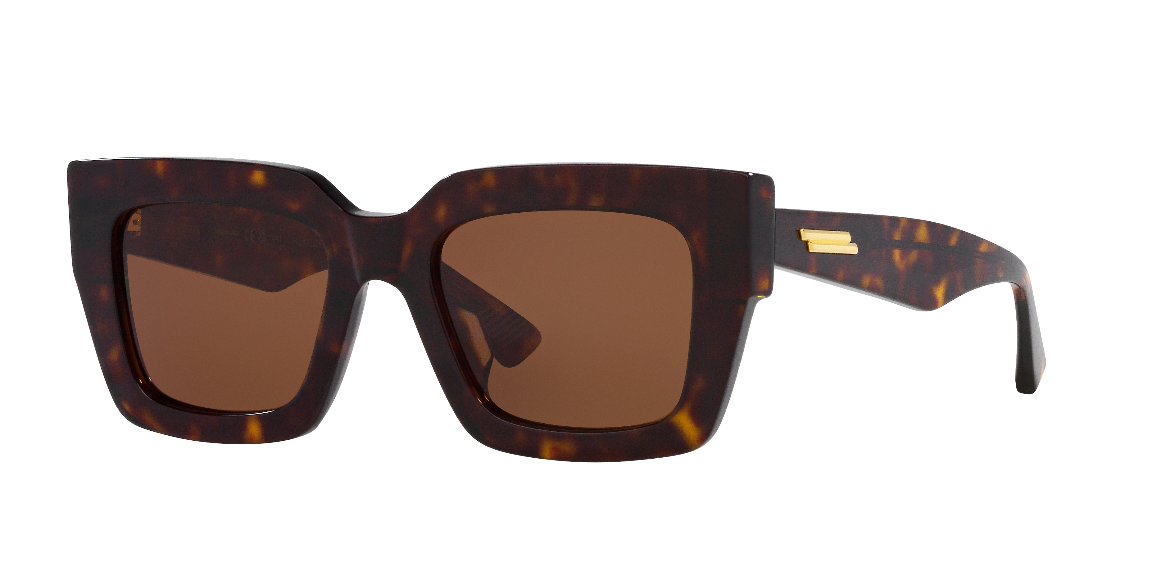 Bottega Veneta Woman Sunglass BV1212S -  Frame color: Tortoise, Lens color: Brown