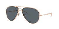 Ray-Ban RB3825 Old Aviator XXL (62 - 14) with Blue lenses