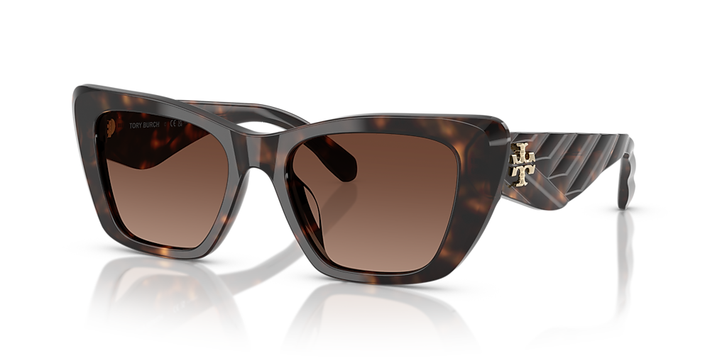 Tory Burch TY7216U S (52 - 18) with Brown lenses and Tortoise