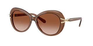 Swarovski SK6041 XL (53 - 19) with Brown lenses and Brown frame