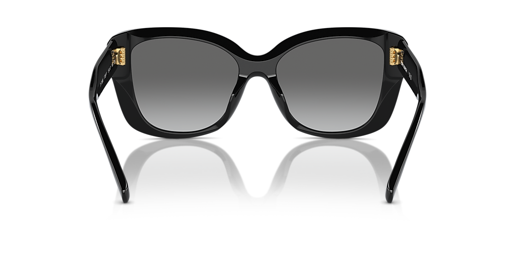 Tory Burch Black and Gold Sunglasses - TY7198U NWT Tory Burch TY7198U M (54 - 17) with Grey lenses and Black  main image 3