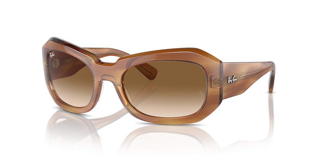 Birdyrush　N 05 RB ルナソル＋Beige Orange02 Ray-Ban RB2212 Beate M (56 - 20) with Brown lenses and