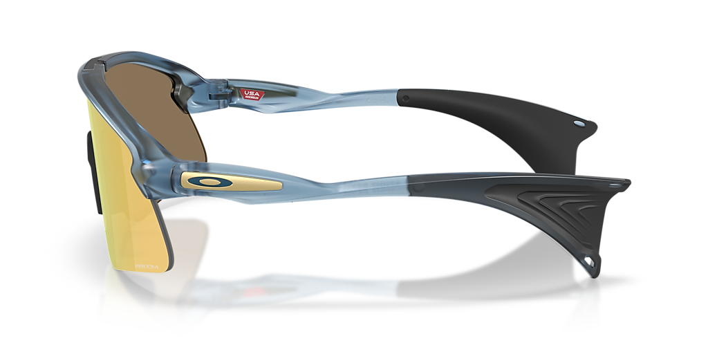 OAKLEY OO9518 Stunt Devil S Matte Transparent Abyss - Unisex Sunglasses, Prizm 24K Lens