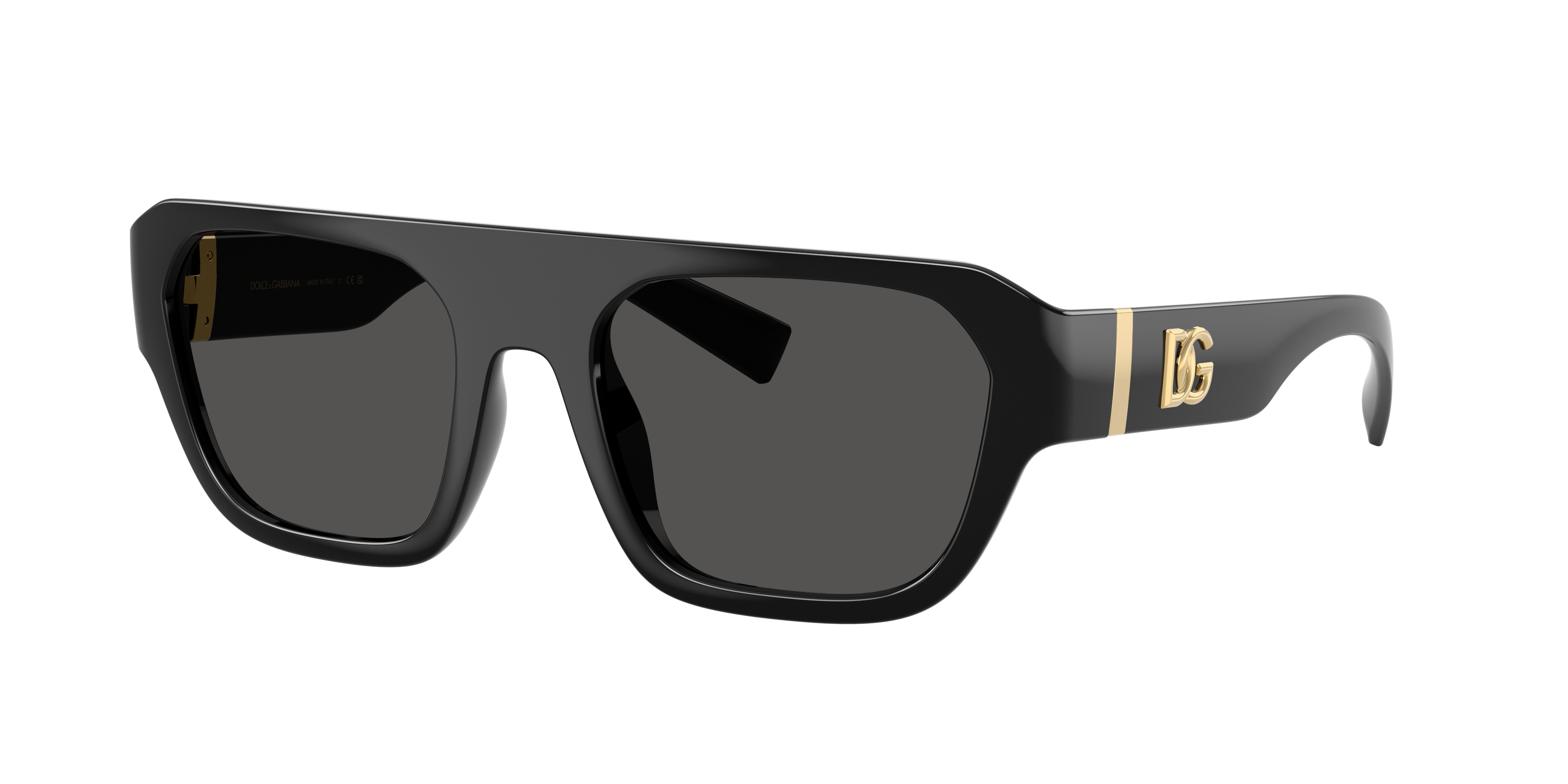 Dolce&Gabbana DG6206 XL (54 - 20) with Grey lenses and Black frame