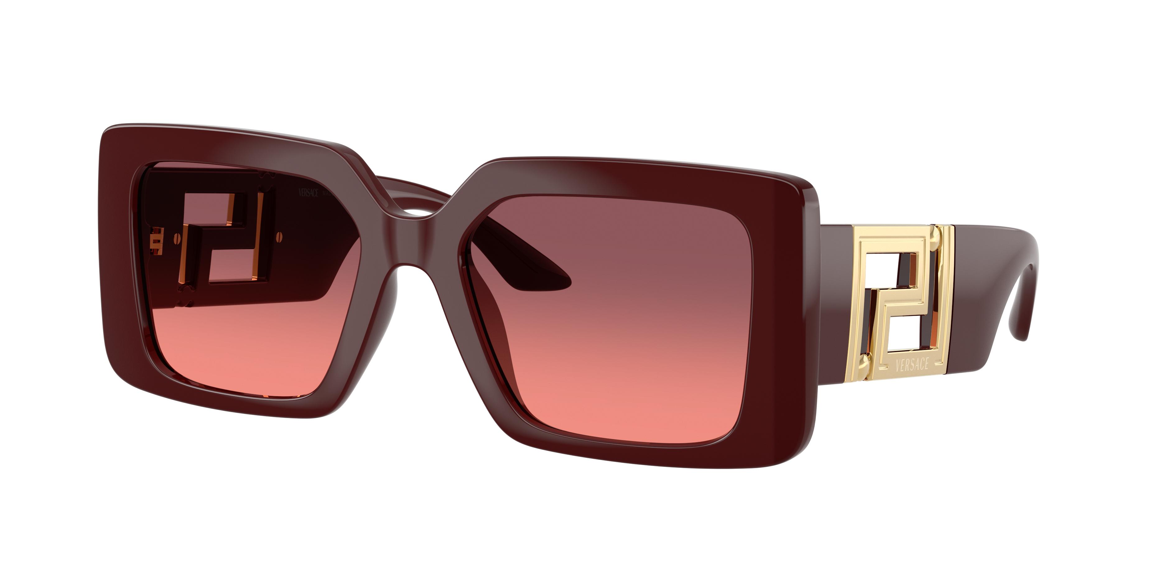 Versace Woman Sunglass VE4505U -  Frame color: Burgundy, Lens color: Pink Gradient Violet