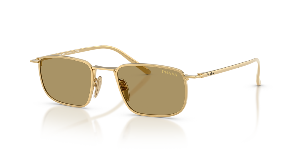 Prada PR D52S M (49 - 20) with Green lenses and Gold frame