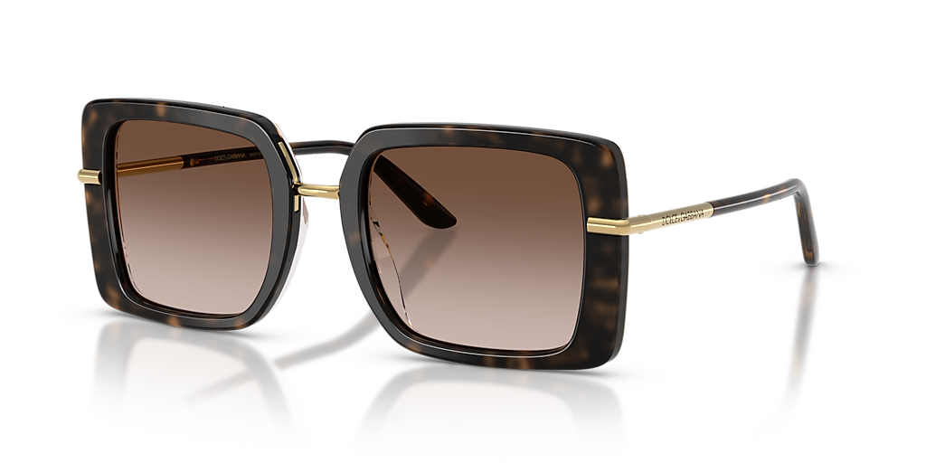 Dolce&Gabbana DG4491 XXL (52 - 22) with Brown lenses and Tortoise