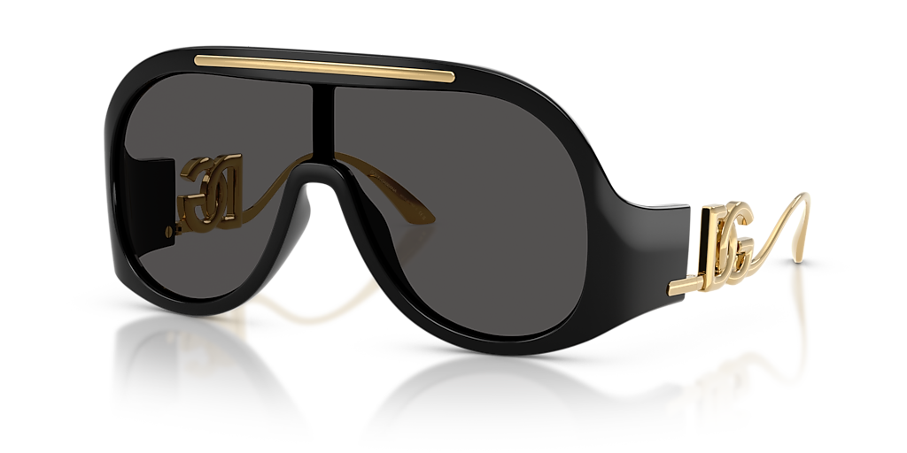 Dolce&Gabbana DG6202 XXL (0 - 128) with Grey lenses and Black