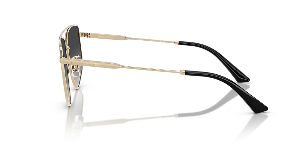 JIMMY CHOO ナヒケタ フレム サンクラス JC4011 300658 Jimmy Choo JC4011 XL (58 - 14) with Grey lenses and Gold