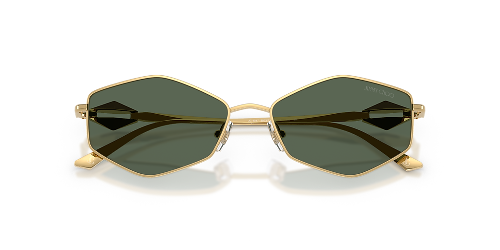 Jimmy Choo JC4017 M (55 - 16) with Green lenses and Gold frame