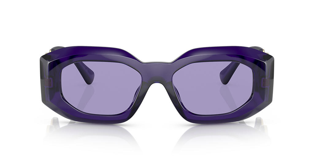Versace★素敵!Oversized Transparent Violet Sunglasses Versace VE4425U XL (53 - 18) with Violet lenses and Violet