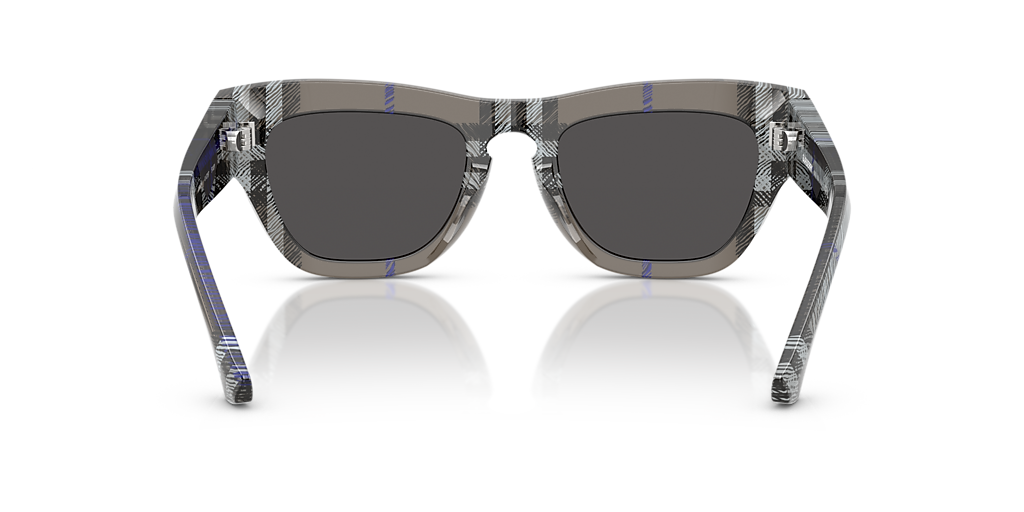 NWT Burberry BE4440U Grey Rectangle 51mm Sunglasses Burberry BE4440U 4112/87 Sunglasses - US main image 4