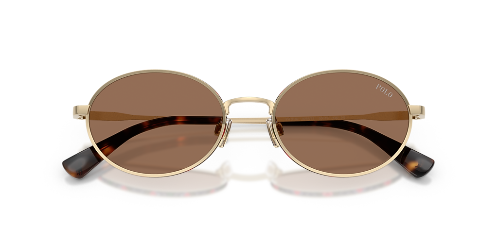 美品 Ralph Lauren ゴールドフレーム サングラス「PH3149」 Polo Ralph Lauren PH3162 L (53 - 19) with Brown lenses and Gold