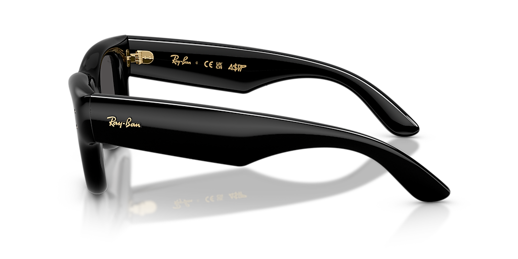 RAY-BAN RB4940 Wayfarer Puffer Black - Unisex Sunglasses, Ultra Black Lens