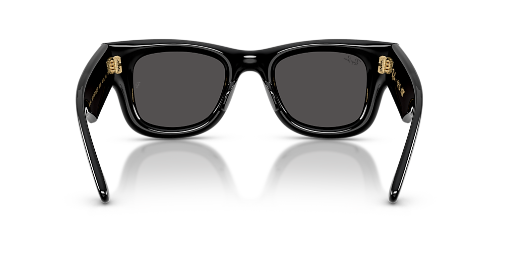 RAY-BAN RB4940 Wayfarer Puffer Black - Unisex Sunglasses, Ultra Black Lens