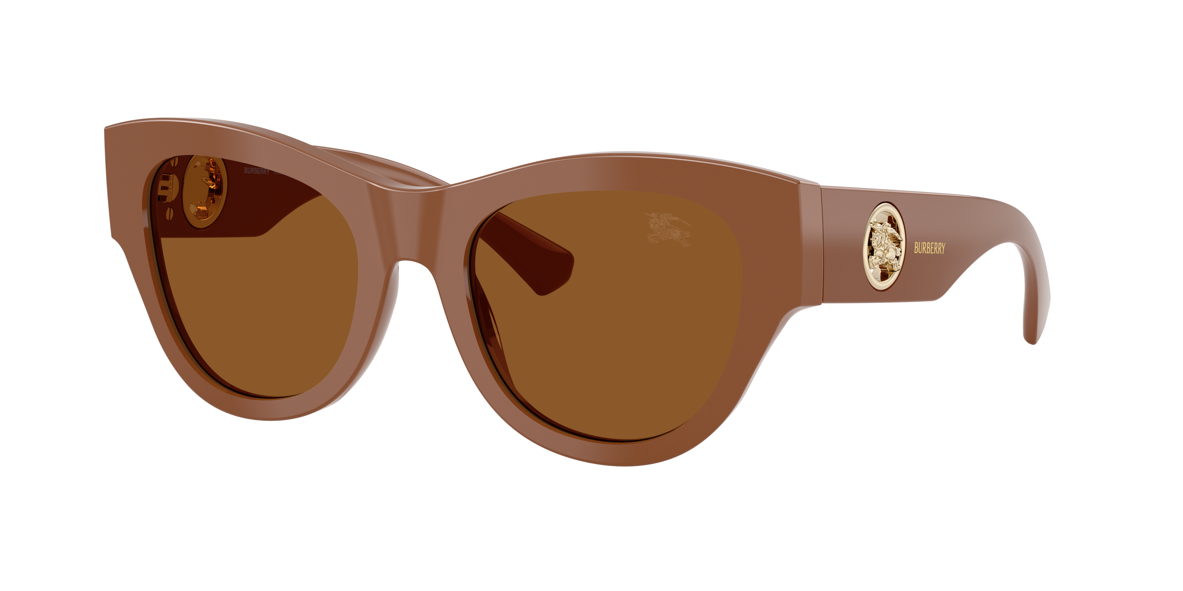 Burberry Woman Sunglass BE4491 -  Frame color: Brown, Lens color: Dark Brown