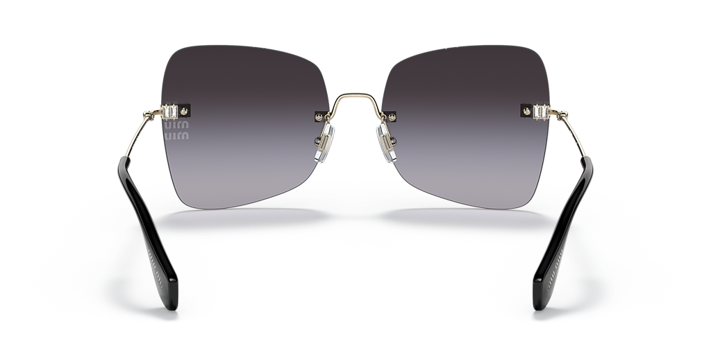 Miu Miu MU 50WS XXL (59 - 18) with Grey lenses and Gold