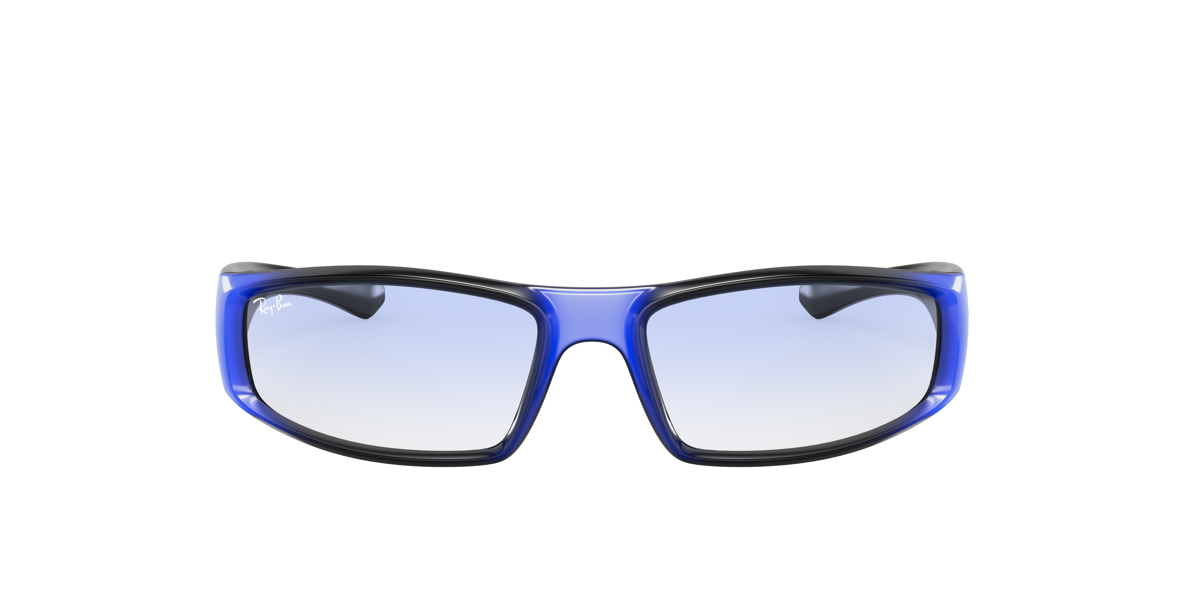 Ray-Ban RB4335 サイズ58 Ray-Ban RB4335 S (58 - 17) with Green lenses and Black frame