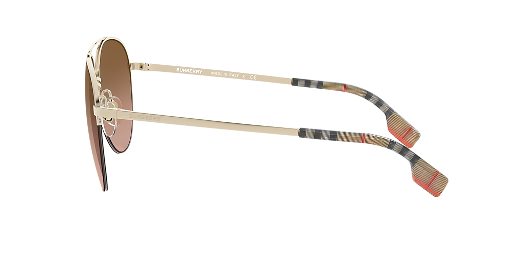 Burberry Ferry L (59 - 15) with Brown lenses and Gold frame