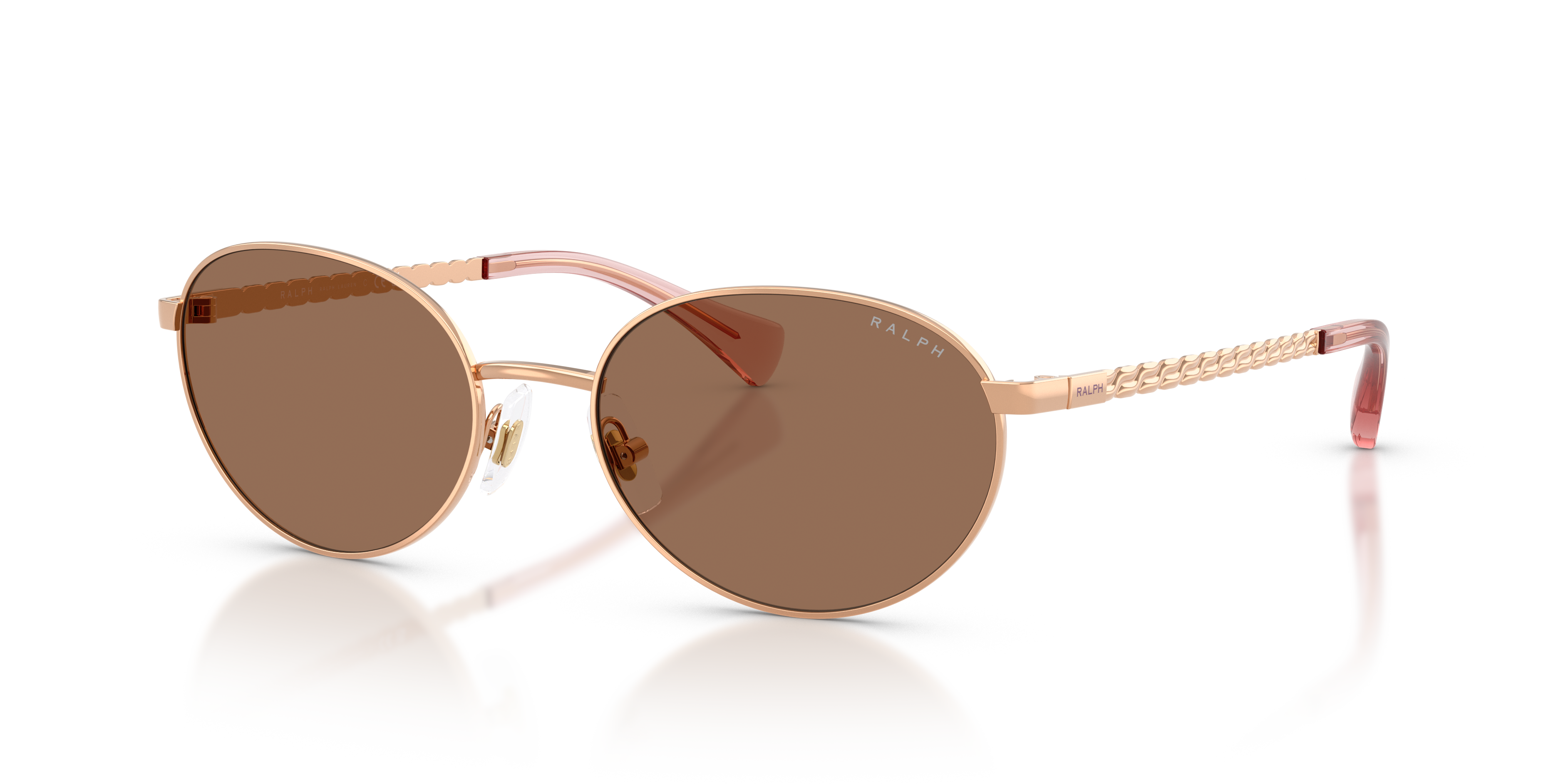 Ralph RA4148 M (55 - 18) with Brown lenses and Pink frame