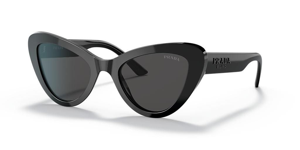 Prada PR 13YS XS (52 - 21) with Grey lenses and Black frame
