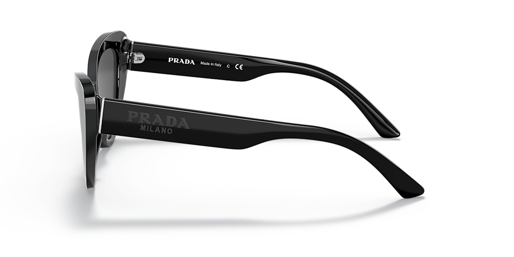 PRADA PR 13YS Black - Women Luxury Sunglasses, Dark Grey Lens