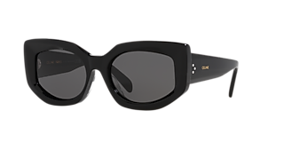 Celine CL40197U XL (54 - 18) with Black lenses and Black