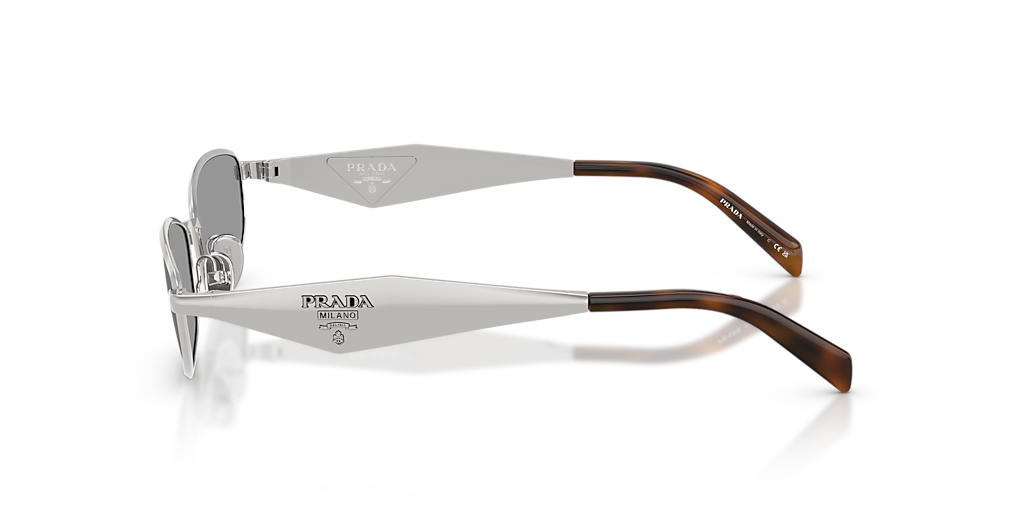 Prada PR D51S L (55 - 18) with Grey lenses and Silver frame