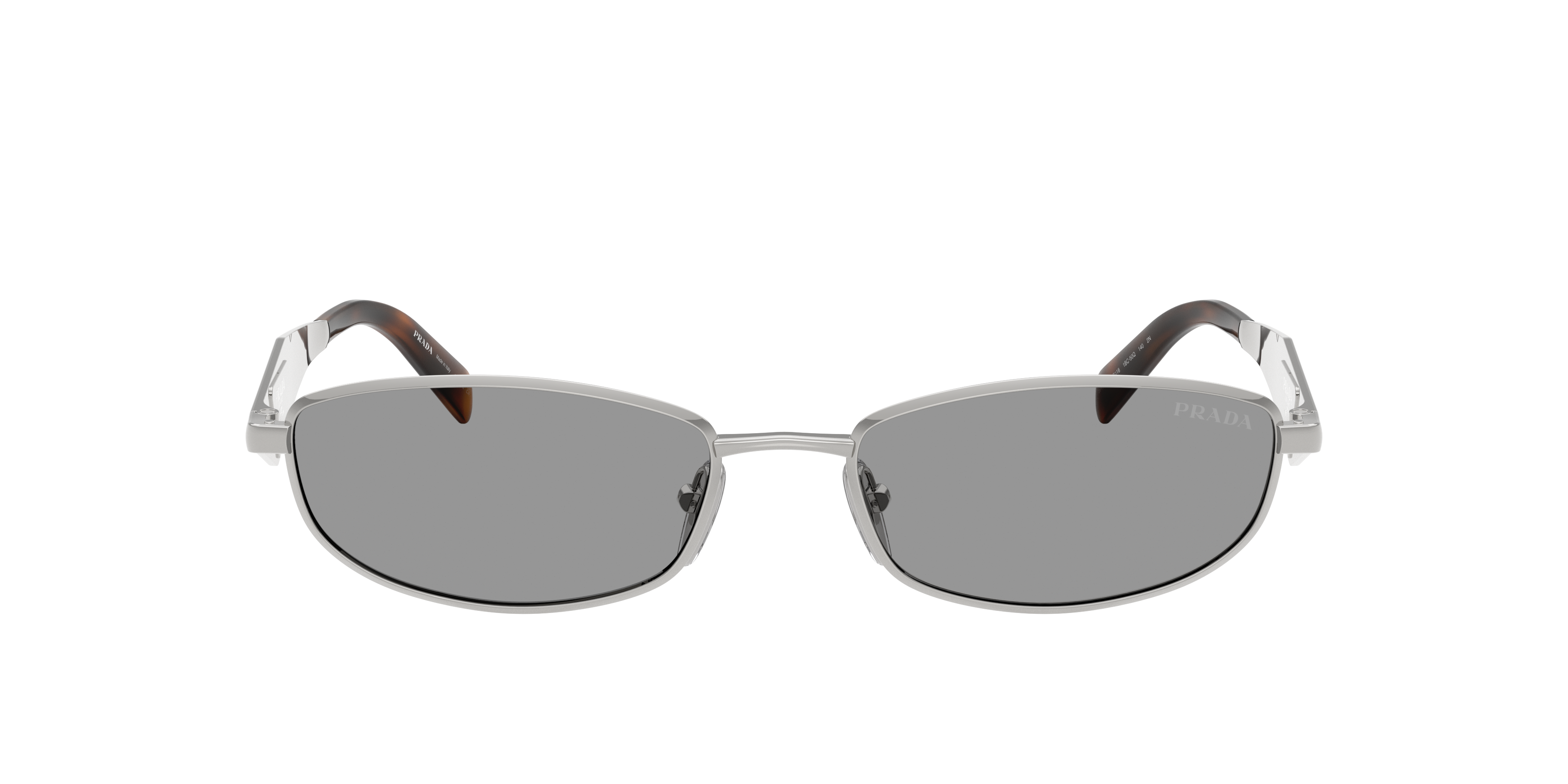 Prada PR D51S L (55 - 18) with Grey lenses and Silver frame