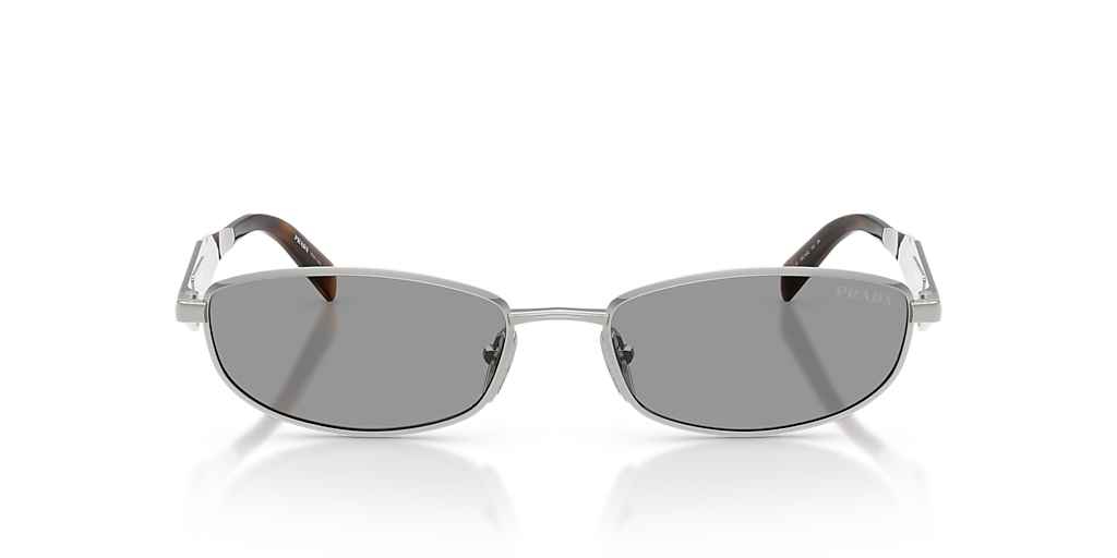Prada PR D51S L (55 - 18) with Grey lenses and Silver frame