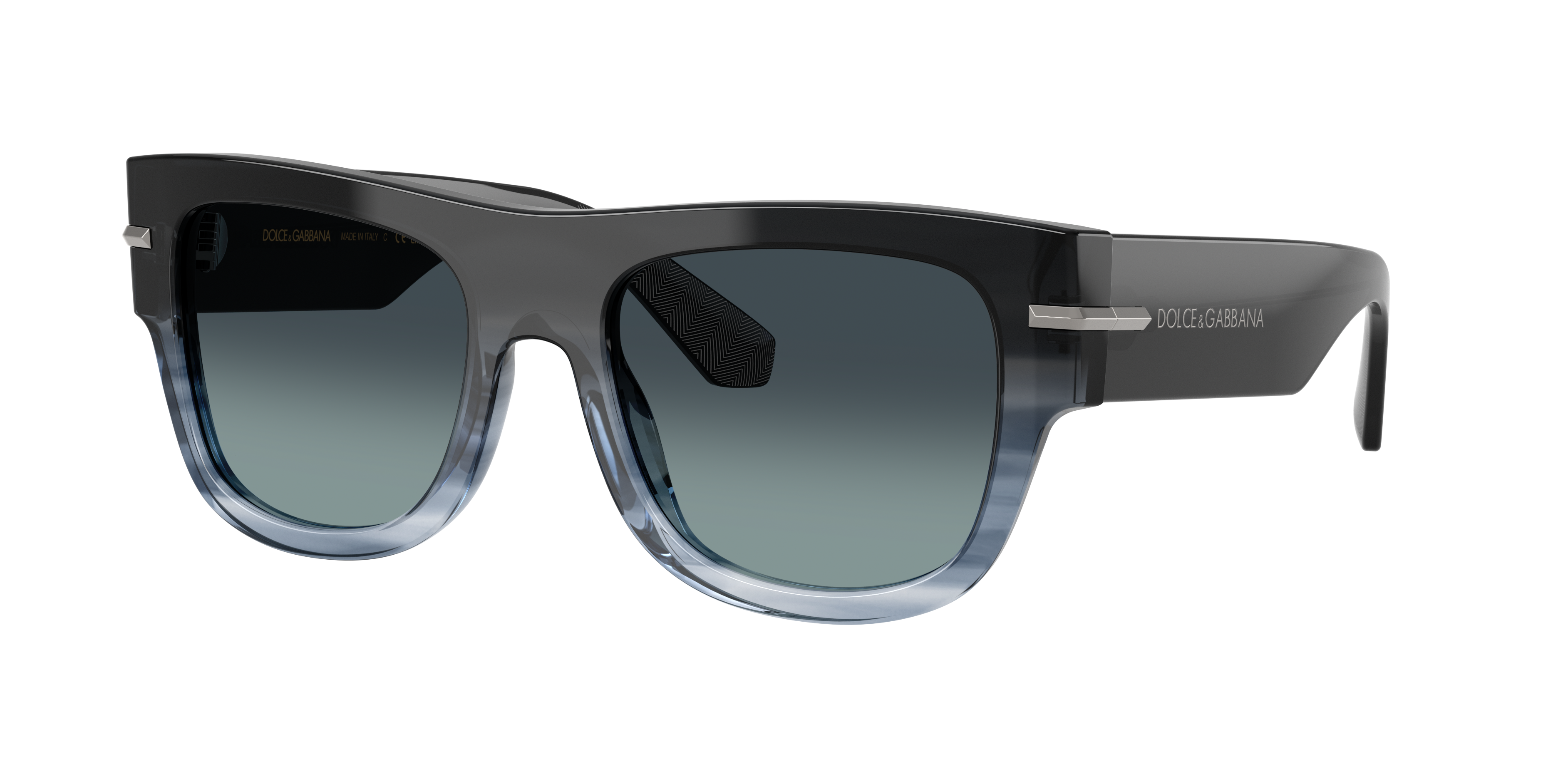 Dolce&Gabbana Man Sunglass DG4484 -  Frame color: Gradient Striped Blue, Lens color: Blue Gradient