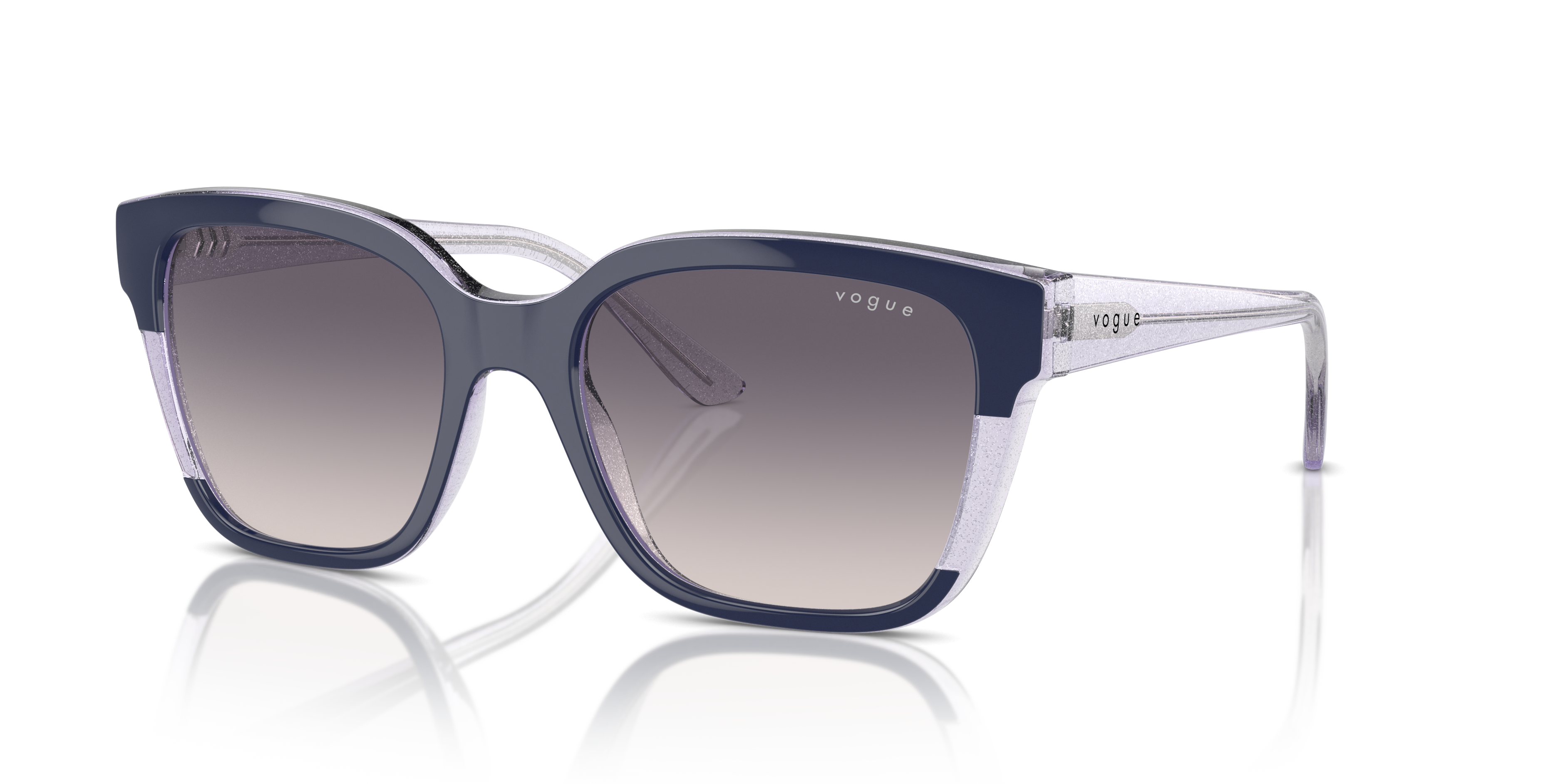 Vogue Eyewear VO5558S L (55 - 19) with Pink lenses and Blue frame