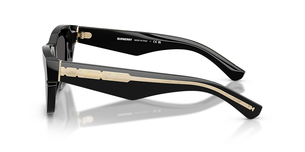 Burberry BE4454F M (51 - 19) with Grey lenses and Black frame