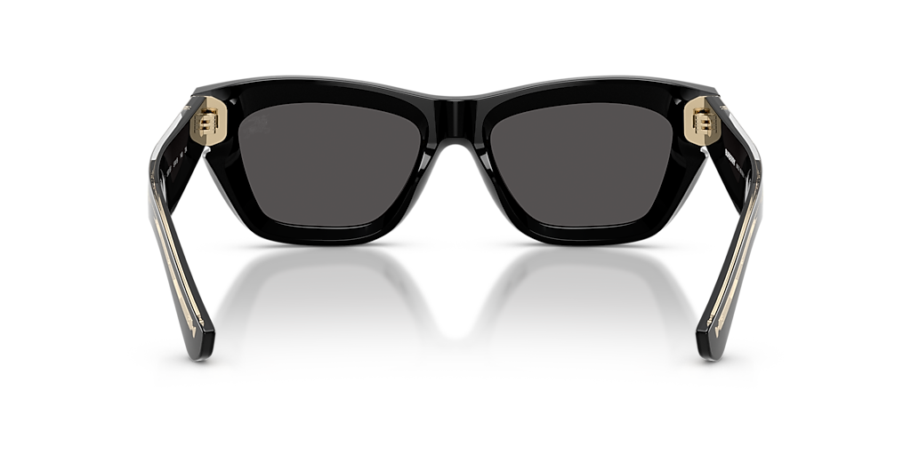 Burberry BE4454F M (51 - 19) with Grey lenses and Black frame