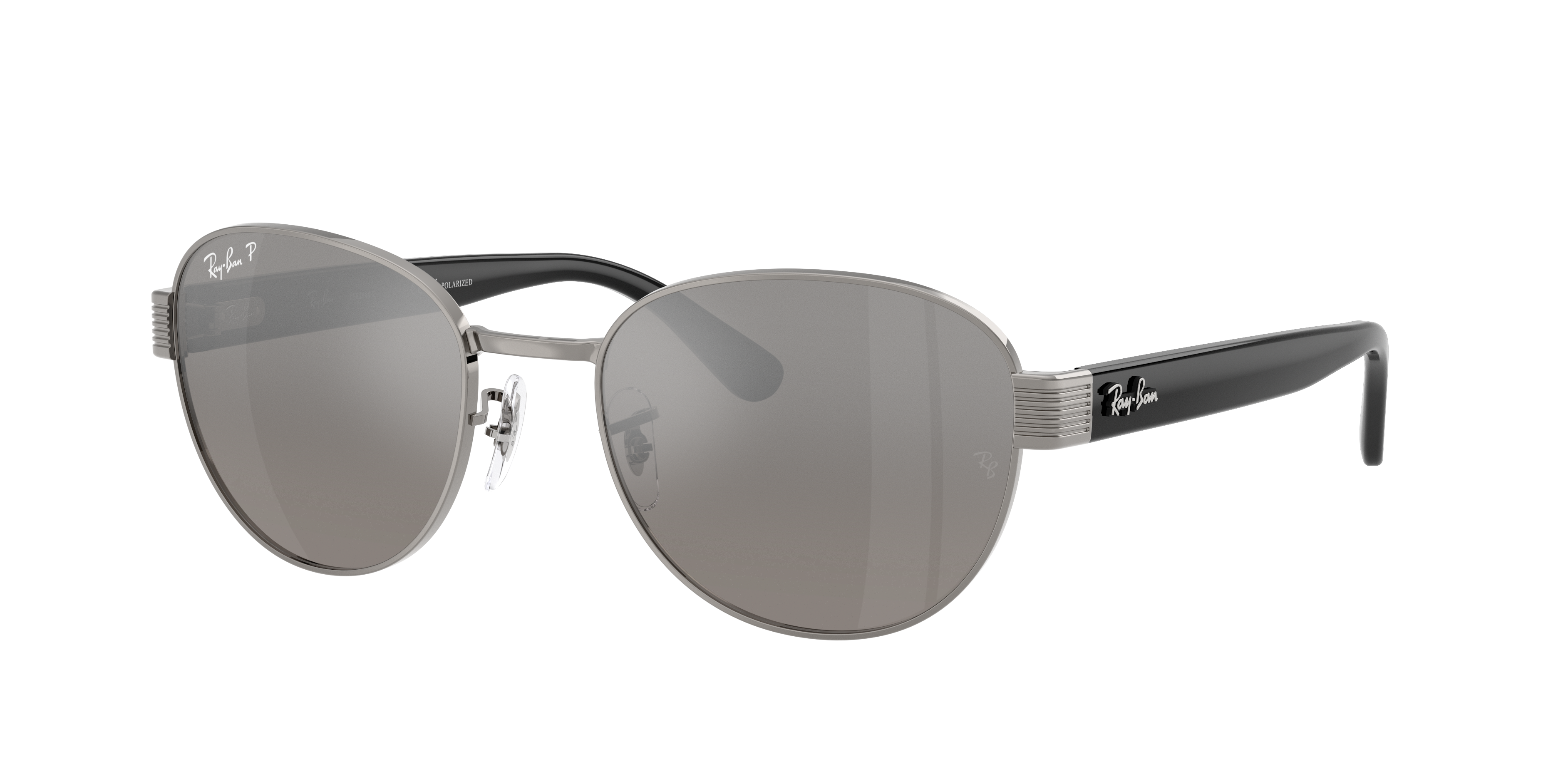 Ray-Ban RB3766CH Chromance L (56 - 20) with Silver lenses and Grey