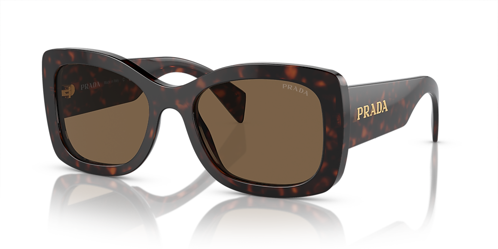 Prada PR A08S M (56 - 20) with Brown lenses and Brown frame