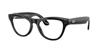 RW4010 Ray-Ban Meta Skyler Chalky Gray - Unisex Sunglasses, Clear/Sapphire Lens