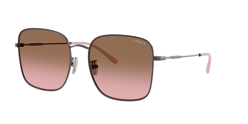 Vogue Eyewear VO4327SD 57 Pink Gradient Brown & Light Violet Sunglasses