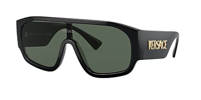 Versace VE4439 01 Verde-escuro & Preto Sunglasses | Sunglass Hut  