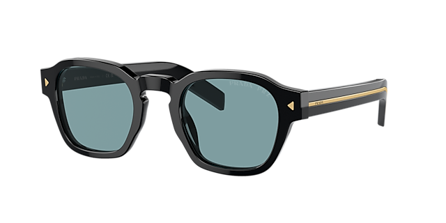 Prada PR A16S 49 Polarized Grün & Schwarz Polarisiert Sunglasses 