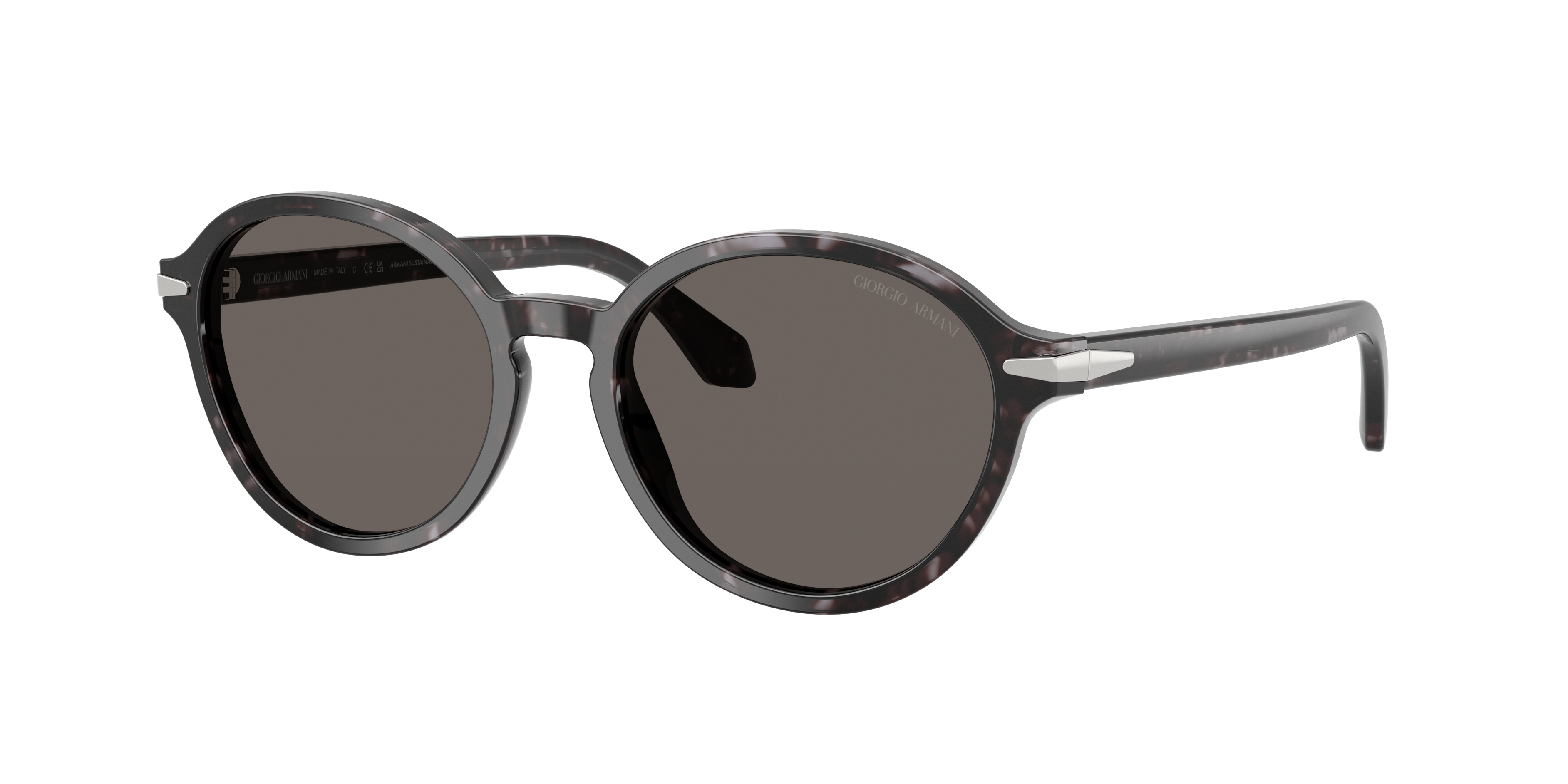 Giorgio Armani Woman Sunglass AR8237 -  Frame color: Grey Havana, Lens color: Dark Grey