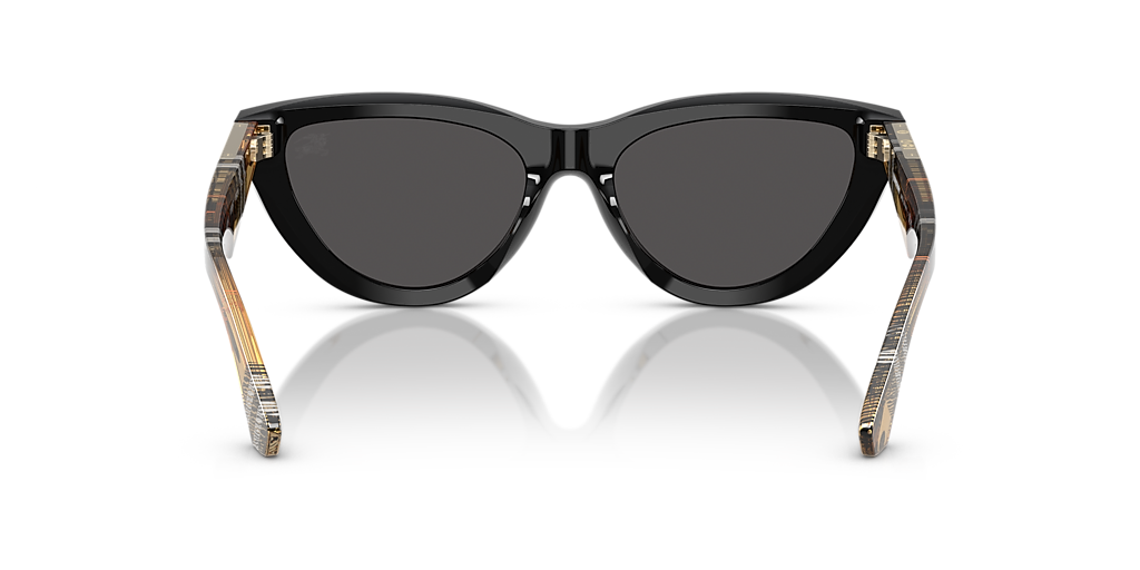 Burberry Sunglasses BE4436U-41448V-55 New with tags BE4436U sunglasses Transparent Dark Brown | SmartBuyGlasses US main image 4