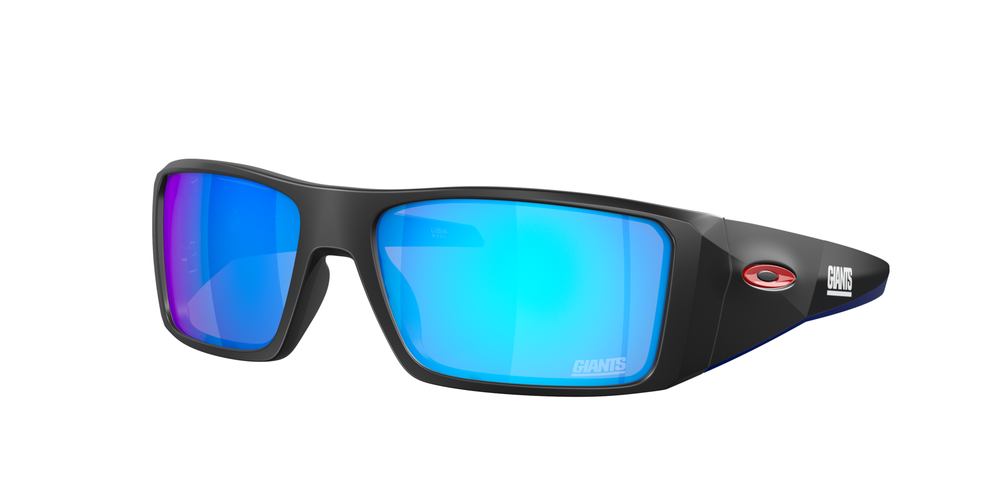 Oakley Man Sunglass OO9231 New York Giants Heliostat -  Frame color: Matte Black, Lens color: Prizm Sapphire