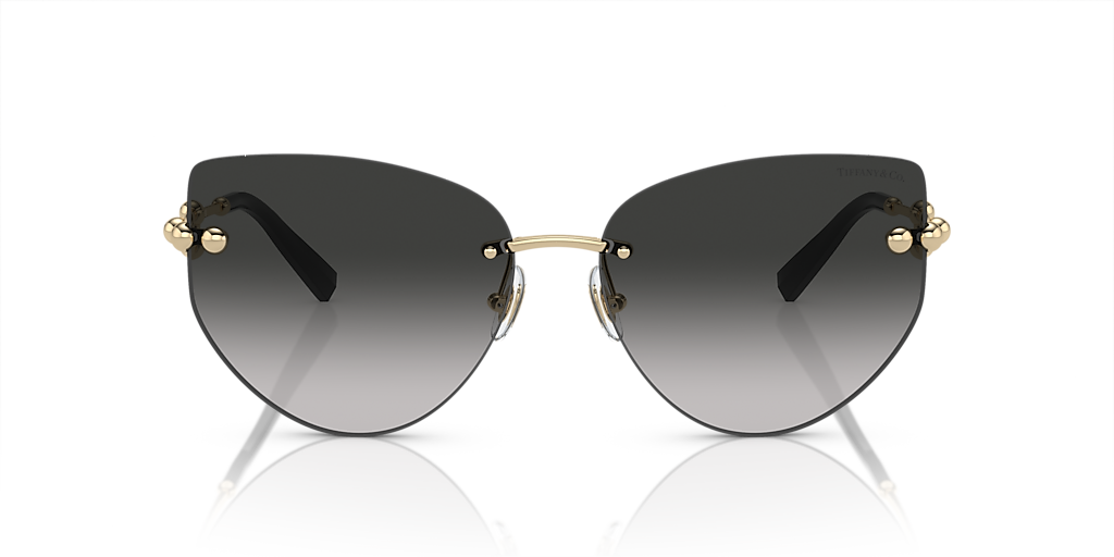 Tiffany & Co. TF3096 L (60 - 15) with Grey lenses and Gold frame