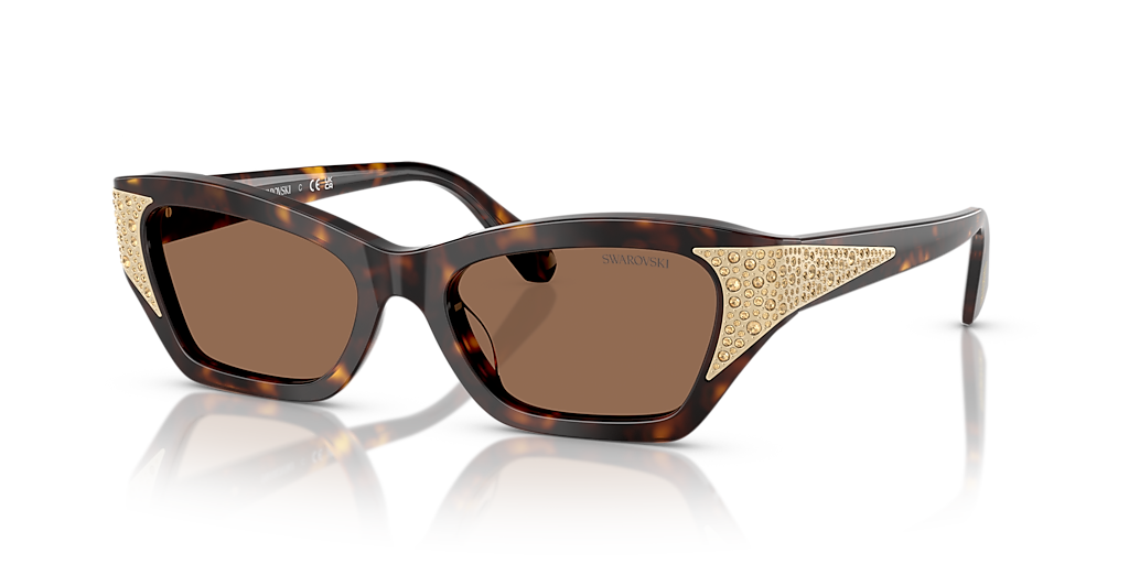 Swarovski SK6029 XL (53 - 18) with Brown lenses and Brown frame